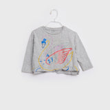 Swan print long sleeve t-shirt 2Y