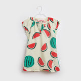 Watermelon tunic dress 3-4Y