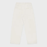 Organic cotton drawstring straight leg jean