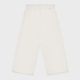 Organic Cotton Cropped Denim Wide Leg