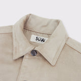 Faux Suede Trucker Jacket