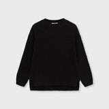 Organic cotton knit sweater