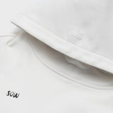 Relaxed cotton hoodie with print