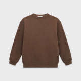 Relaxed organic cotton fleece sweatshirt