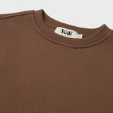 Relaxed organic cotton fleece sweatshirt