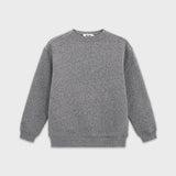 Relaxed organic cotton fleece sweatshirt