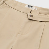 Organic cotton wide leg cargo pant