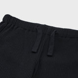 Slim flare ribbed pant