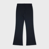Slim flare ribbed pant