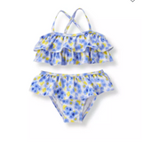 Floral 2-piece swimsuit 6-12M