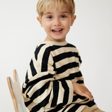 Linus stripe knit sweatshirt