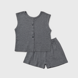 Brooklyn vest and short set