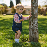 Piper denim romper