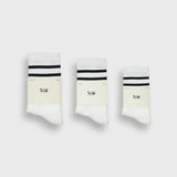 Two-pack of striped crew socks