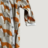 Fox print onesie 0-3M