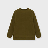 Organic cotton knit sweater