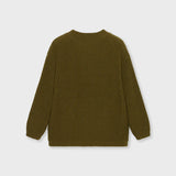 Organic cotton knit sweater