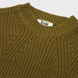 Organic cotton knit sweater