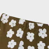 Organic Cotton Blend Flare Ribbed Pant