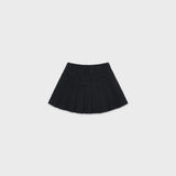 Organic cotton pleated skirt