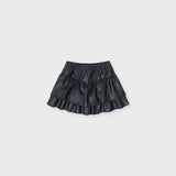 Faux Leather Skort