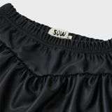 Faux Leather Skort