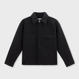 Boxy shirt jacket