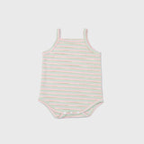 Ames stripe ribbed onesie