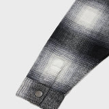 Elongated Oversized Plaid Shirt Jacket