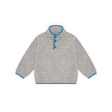 Grey Half-Snap Fleece Set