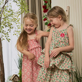 Vintage Rose Smock Dress