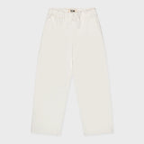 Drawstring straight leg jean