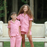 Organic Cotton Camp Collar Waffle Shirt