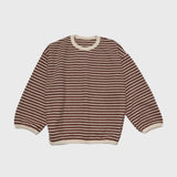 Remi stripe knit sweatshirt