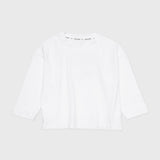 Grey basic long sleeve t-shirt