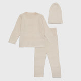 Ives ribbed knit baby set