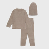Ives ribbed knit baby set