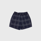 Elin plaid denim shorts