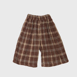 Edie plaid flannel wide leg pant