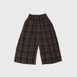 Caes lightweight plaid trouser
