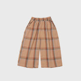 Caes lightweight plaid trouser
