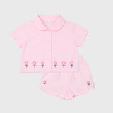 Merrick floral embroidered set