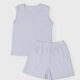Roehen ribbed tank and short set