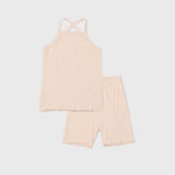 Suki ribbed tank and short set