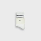 Two-Pack Of Striped Crew Socks