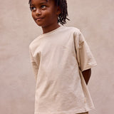 Relaxed Organic Cotton T-Shirt With SOW Embroidery