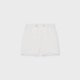 Cotton Sweat Short With Raw Hem