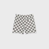 Cotton Sweat Short With Raw Hem