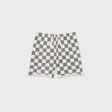 Cotton Sweat Short With Raw Hem