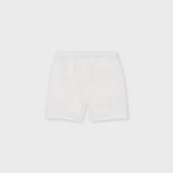 Cotton Sweat Short With Raw Hem